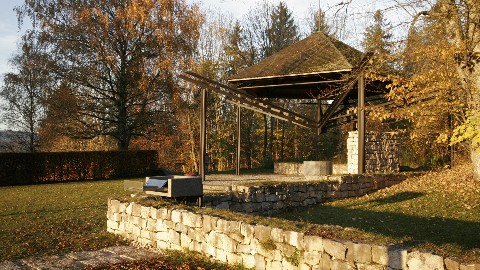 The chapel of the Grafeneck memorial. Picture Credits: Gedenkstätte Grafeneck Dokumentationszentrum